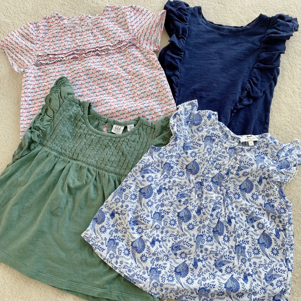 ❌Sold❌Girls 5-6 Gorgeous Summer 4 Tops set